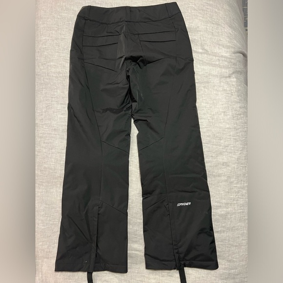 Spyder women’s insulated ski snowboard snow pants black size 10 - Picture 2 of 5